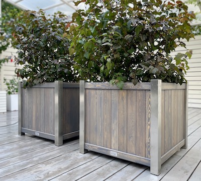 Кашпо MAXPLANTER из дерева и металла
